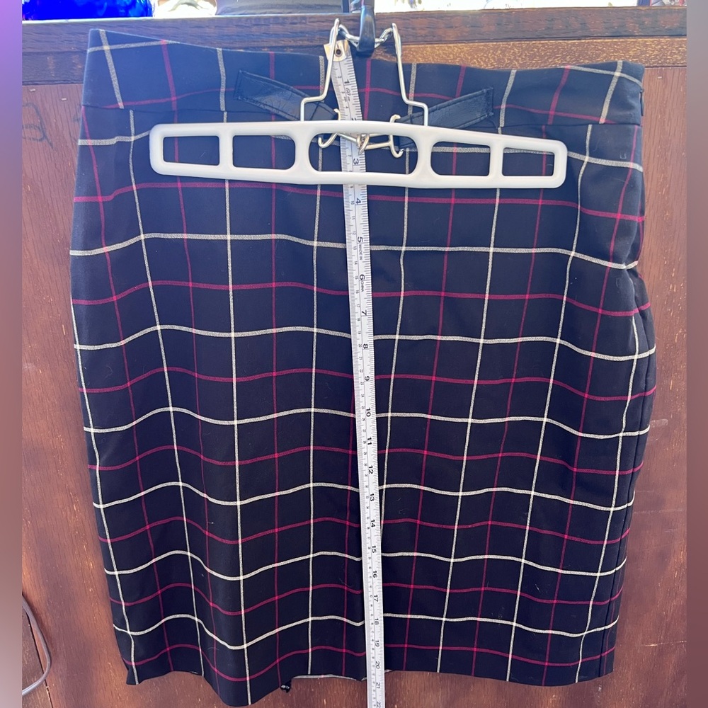 Ann Taylor plaid A line skirt